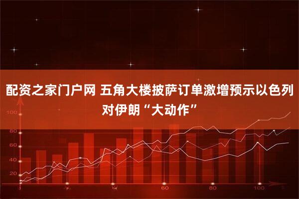 配资之家门户网 五角大楼披萨订单激增预示以色列对伊朗“大动作”